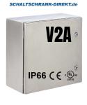 V2A Edelstahlgehäuse 700x500x250mm HBT 1-türig IP66 304L