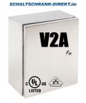 V2A Edelstahlgehäuse 300x200x150mm HBT 1-türig IP66 304L